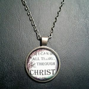 Bronze Statement Of Faith Necklace